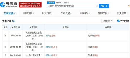 美团关联公司监事变更 王兴卸任，刘敏娟接棒，聚焦信息系统集成服务